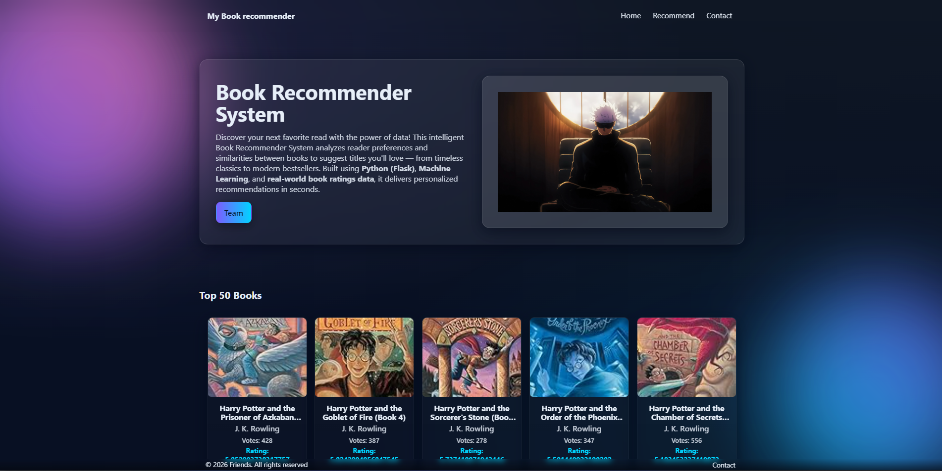 Smart Book Recommendation System