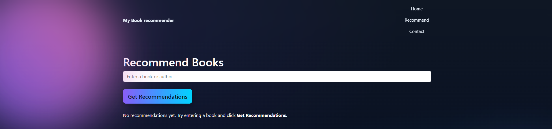 Recommendation Results