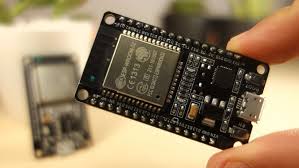 ESP32 development board with sensors for IoT project integration