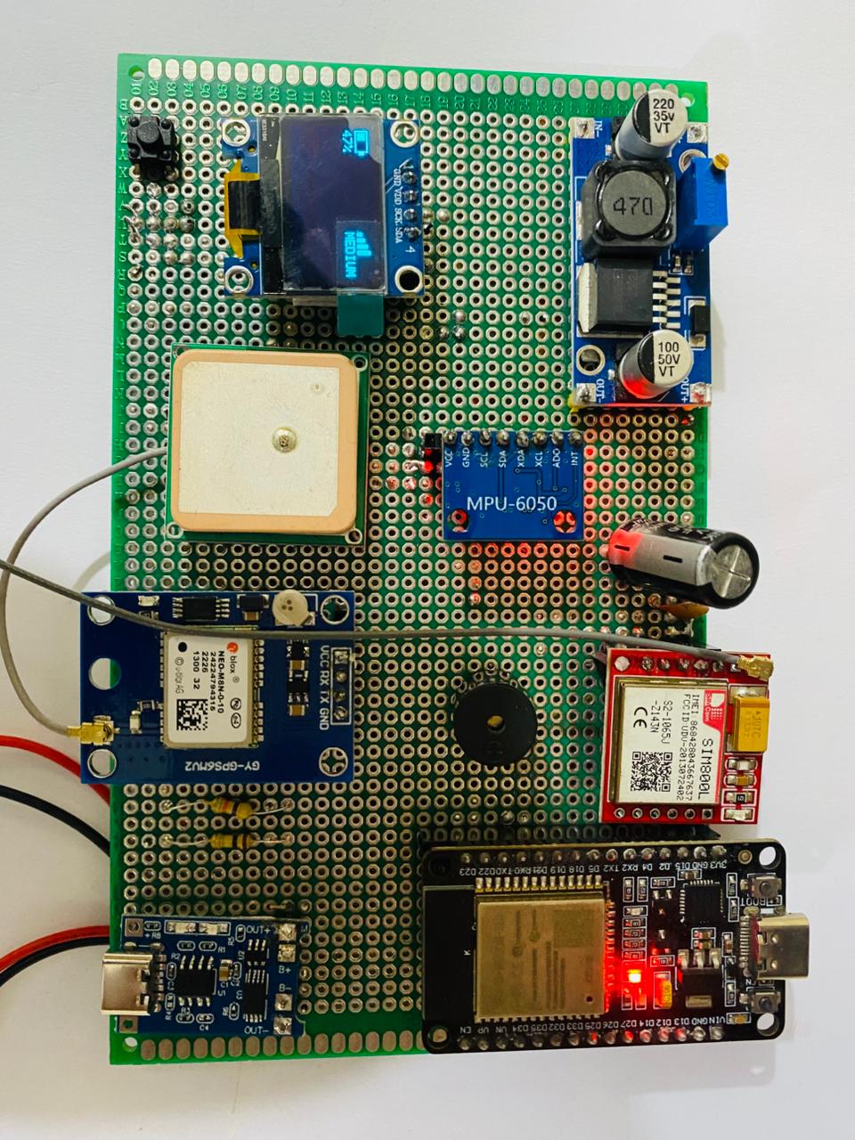 Smart Helmet with Crash Detection